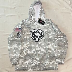 Chicago Bear Logo Hoodie